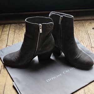 Officine Creative ankle boot size 7 Smoke Grey suede